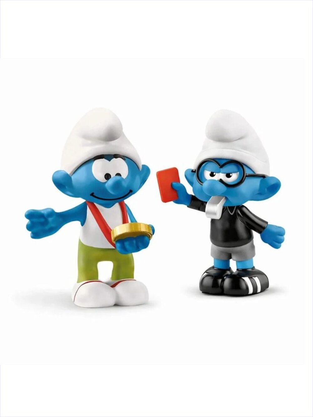 Vintage Authentic Schleich Smurf Set of 2  Smurfs (A) New w/Tag